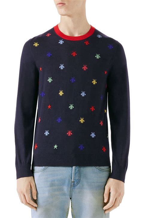 women gucci sweaters|gucci bee embroidered sweater.